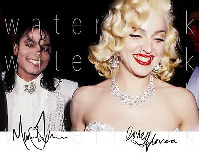 Michael Jackson Madonna Signed 8X10 Photo Picture Poster Autograph RP  • $16.99