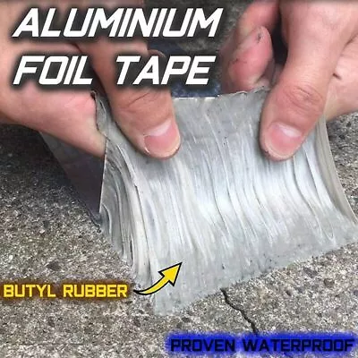 £8.99 • Buy Butyl Tape Super Sealant Rubber Waterproof 10CMX5M/10M Flashing Roof Repair Leak
