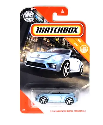 $7.89 • Buy 2019 Matchbox MBX City Volkswagen The Beetle Convertible Blue NEW