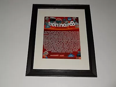 Framed Bonnaroo 2013 Handbill 14  X 17  Paul McCartney Mumford & Sons T Petty  • $45