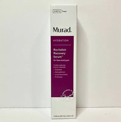 Murad Hydration Revitalixir Recovery Serum For Face And Eyes 40ml/1.35oz NEW • $31.95