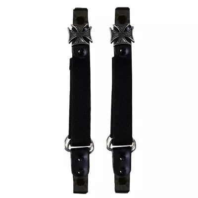 Hot Leathers BUA2013 Iron Cross Motorcycle Riding Pant Clips • $19.95