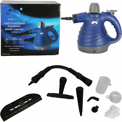 Ovation 1000W Electric Portable Hand Held Steam Steamer Cleaner & Accessories • £19.99