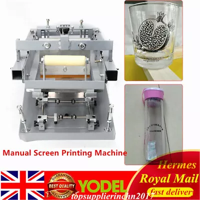 £120 • Buy Manual Screen Printing Machine Print Equipment For Tube/Pen/Cup/Candle Printer