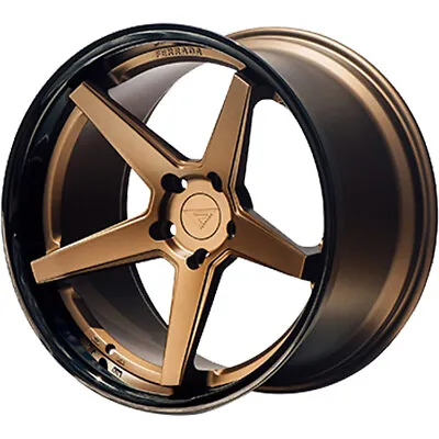 22x11 Bronze Black Wheel Ferrada FR3 5x112 10 • $180