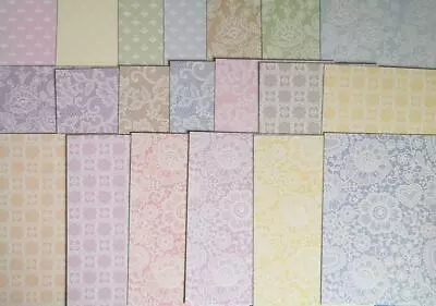 Lace Design Cardstock - A6 - Pack Of 20 Cards- Ideal For Card Making And Diecuts • £3.99