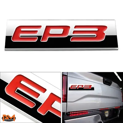  EP3  Polished Metal 3D Decal Red Emblem Exterior Sticker For 01-05 Honda Civic • $7.89