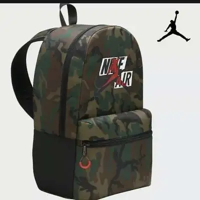 $29.99 • Buy Nike AIR Jordan CAMO Black Backpack 13  Laptop Travel School Bag 9A0381 NEW $55