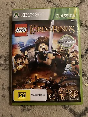 Lego The Lord Of The Rings Xbox 360 Complete Free And Fast Postage • $25