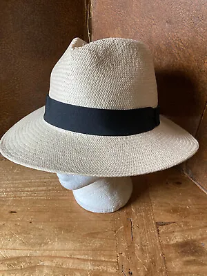 Failsworth Panama Hat Made In Ecuador Bleach White Sized 58 Cm • £26
