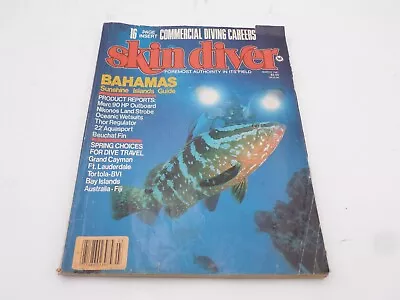 Vintage Skin Diver Magazine March 1987 • $5.99