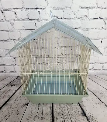 Vtg 11x8x15 PH Prevue Hendryx House Styles Wire Birdcage Parakeet Finch Canary • $19.99