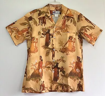 Vintage Short Sleeve Matson Identity Apparell By Malia Men's Aloha Shirt Size M • $24.99