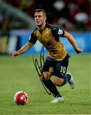 Arsenal Jack Wilshere Autographed Signed 8x10 EPL Photo COA #2 • £57.84