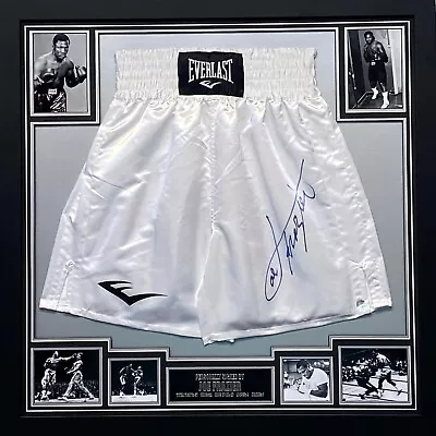 Joe Frazier Signed And Framed Boxing Shorts With Coa • $369.93