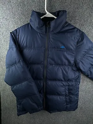 Pacific Trail Boys WINTER Snow Jacket Puffer Coat Blue Down Filled Fleece Lined • $17.08