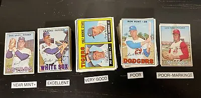 1967 Topps Baseball Cards 1-609 (P-NM) - You Pick - Complete Your Set • $1.29