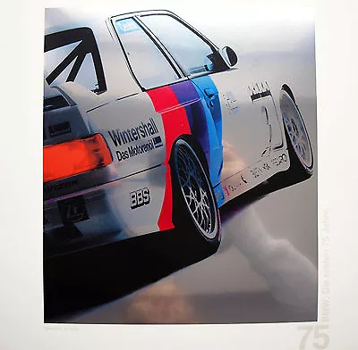 BMW E30 M3 DTM Evo M Power Motorsport Racing Classic Car Accessory Poster Gift • $389