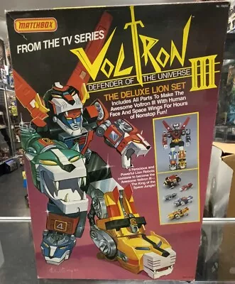 1984 Matchbox Voltron Defender III Deluxe Lion Set High Grade In Box Die Cast 3 • $999.99