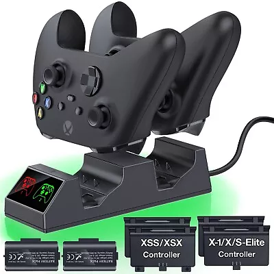 Rechargeable Battery For XBox One Series X/S Controller Charger Station Dock • $28.99