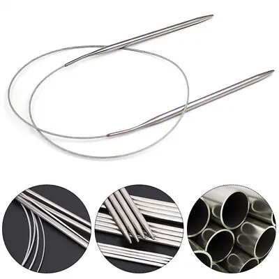 Eco-Friendly Stainless Steel Knitting Needles Sweater Weaving Crochet Tools • $1.80