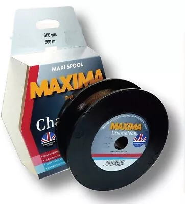 Maxima Chameleon Fishing Line 600m Spool 3lb (0.15mm) SALE £5 OFF RRP • $12.62