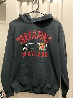 Vintage Maryland Terrapins Graphic Hoodie Size Medium Fits Like Small  • $7