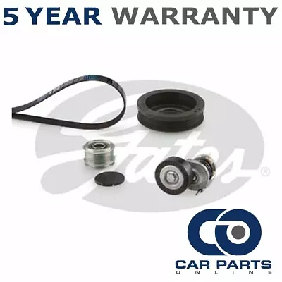 Gates Alternator Belt Kit Pulley Tensioner Fits VW Skoda Audi Seat - GAT6027 • $192.81