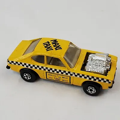 1973 Lesney Matchbox SUPERFAST Rolamatics No. 72 Maxi Taxi Hong Kong Diecast Car • $16.99