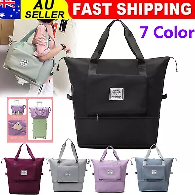 Foldable Travel Bag- Unisex Lightweight Large Capacity Folding Duffel Travel Bag • $21.99