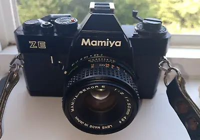 Mamiya ZE 35mm Film Camera + Mamiya Sekor EF 50mm Lens • $40