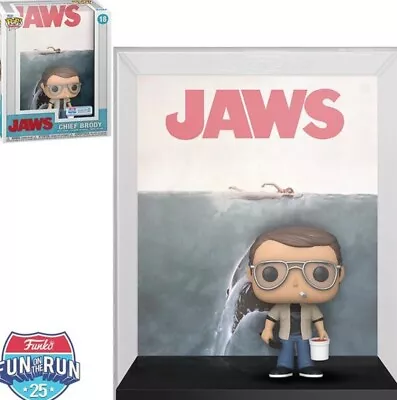 £49.99 • Buy Funko Pop! Cover Jaws: Chief Brody 20 Vinyl Figure Pop Movies Vhs San Diego 2023