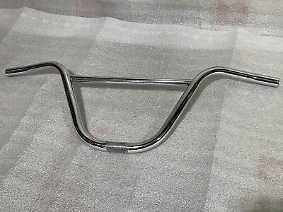 Old School Bmx Bike Racing Bicycle Chrome Bent Handle Bars Pro Model Handlebars • $33