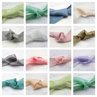 May Arts 32mm Pure Silk Ribbon X 1m - Choice Of Colours • £3.99