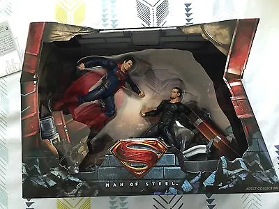 SDCC 2013 DC MAN OF STEEL MOVIE MASTERS SUPERMAN Vs GENERAL ZOD 2-PACK SOLD FAST • $65
