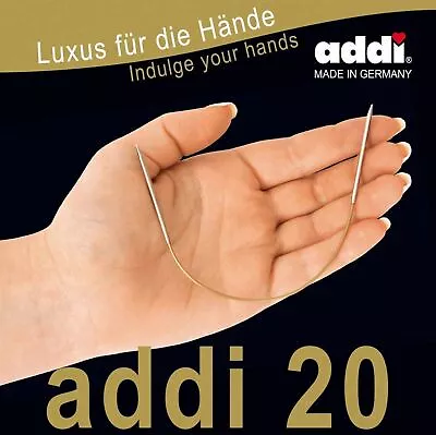 Addi 20 Short Fixed Circular Knitting Needles - 20cm • £7.95