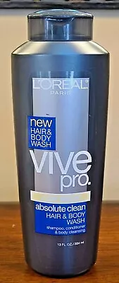 Loreal Vive Pro Men Shampoo Conditioner Hair Body Cleanser WASH ABSOLUTE CLEAN • $25.99