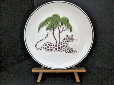 Mottahedeh Stately Homes Of England Sir Humphrey Leopard Plate Excellent Cond! • $39.99