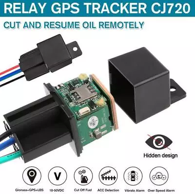 £20.38 • Buy Tracking Security Device Car GPS GSM Tracker Relay-Shape Spy Cut Oil Remotrly