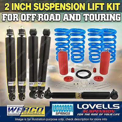 2  50mm Webco Suspension Lift Kit Air Bag For Toyota Landcruiser 80 105 Series • $1010