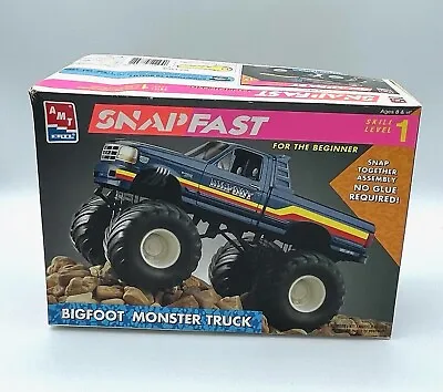 AMT ERTL Snapfast Kit #8744 BIGFOOT MONSTER TRUCK 1/32 Scale 1993 New Open Box • $39.99