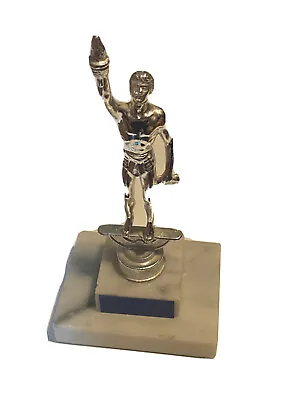 Victory Torch Trophy On A Double Marble Base - Height 8 Inches • $16.99