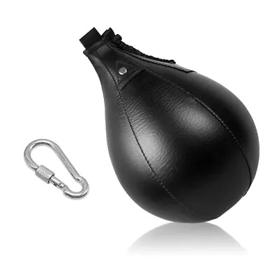 Training Punching Speed Bag Leather Speed Ball For Boxing MMA Pear Punch US New • $13.14