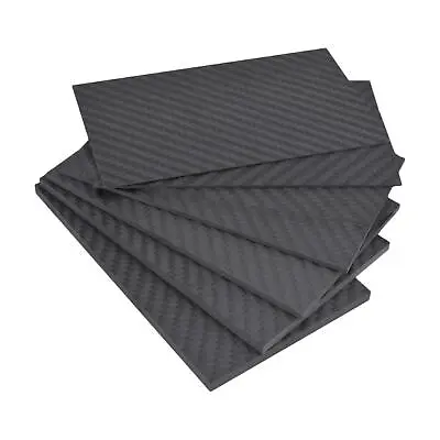 Carbon Fiber Sheet 125x75mm Panel Plate Board Twill Matte For RC Drone • £5.88