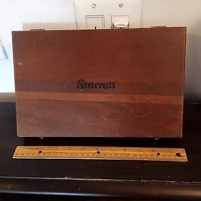 Starrett Machinist Wood Box • $15