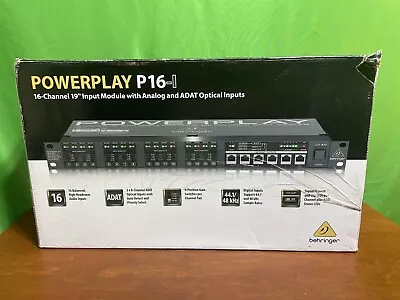 Behringer PowerPlay P16-I 16- Channel Input Module Mixer Music • $205