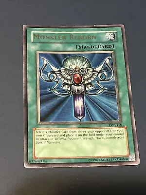 Yu-Gi-Oh! TCG Monster Reborn LOB-118 Unlimited Ultra Rare • $25.48