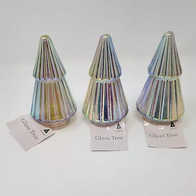 Target Bullseye Playground Christmas Iridescent - GlassTree Set Of 3 - 4.5  • $13.99