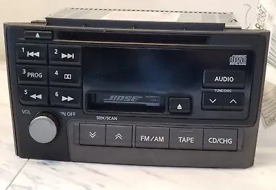 2000 Nissan Maxima Oem Bose Radio Stereo Am Fm Cd Cassette Player 2281D CNB18 • $116.96