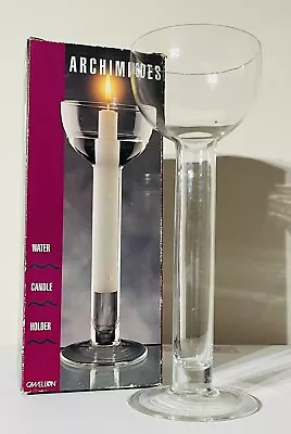 Archimedes Glass Floating Water Candle Holder  • $19.23